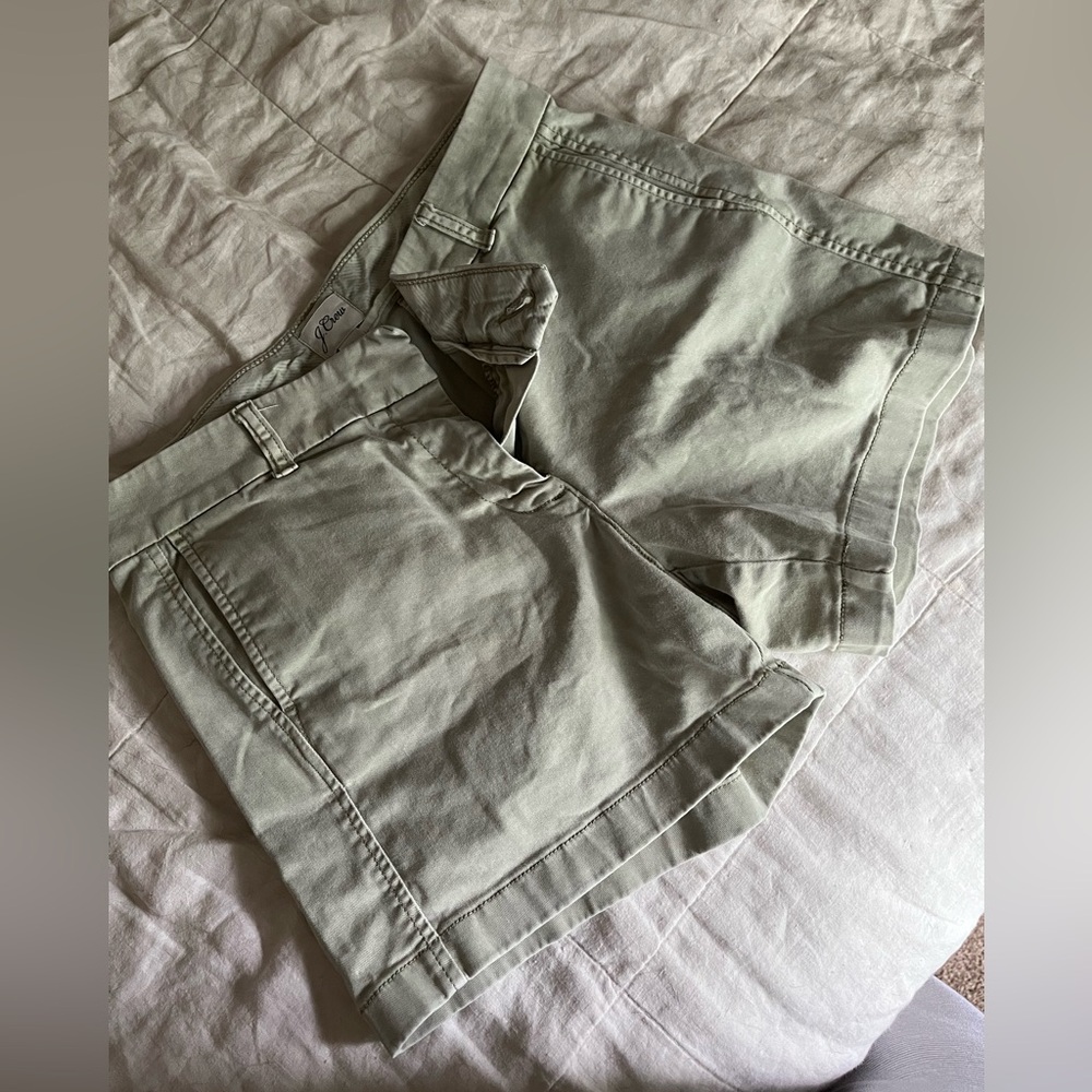 J. Crew Women's Light Green Shorts